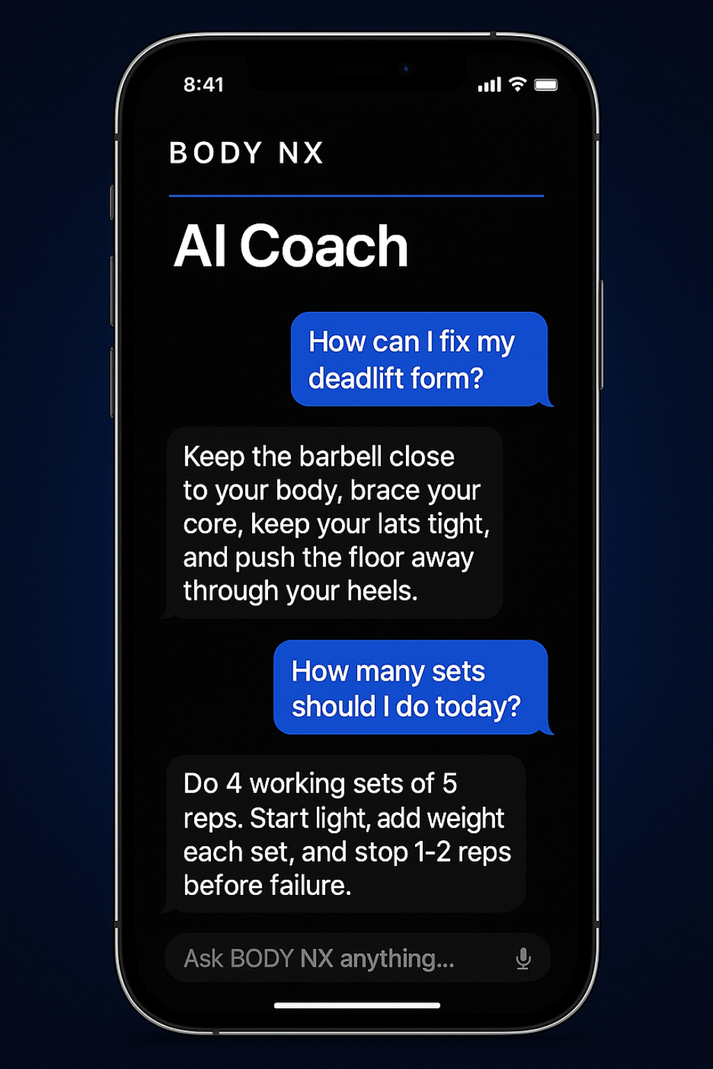 AI coach preview